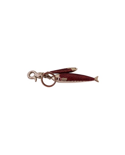 Mulberry Fish Keyring, front view